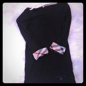 Burberry three quarter sleeve shirt